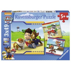 Puzzle 3x49 Paw Patrol C 3 X 49 Pz di Ravensburger Puzzle 3x49 Pz