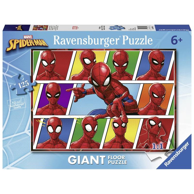 Puzzle Maxi 125 Spiderman 125 Pz di Ravensburger Puzzle 125 Pz Giant