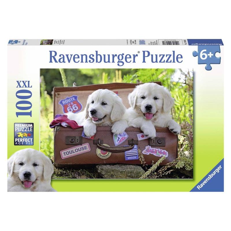 Puzzle 100 Meritata Pausa Xxl 100 Pz di Ravensburger Puzzle 100 Pezzi Xxl