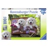 Puzzle 100 Meritata Pausa Xxl 100 Pz di Ravensburger Puzzle 100 Pezzi Xxl