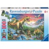 Puzzle 100 L'Era dei Dinosauri Xxl 100 Pz di Ravensburger Puzzle 100 Pezzi Xxl