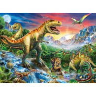 Puzzle 100 L'Era dei Dinosauri Xxl 100 Pz di Ravensburger Puzzle 100 Pezzi Xxl