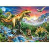 Puzzle 100 L'Era dei Dinosauri Xxl 100 Pz di Ravensburger Puzzle 100 Pezzi Xxl