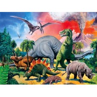 Puzzle 100 Dinosauri Xxl 100 Pz di Ravensburger Puzzle 100 Pezzi Xxl
