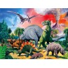 Puzzle 100 Dinosauri Xxl 100 Pz di Ravensburger Puzzle 100 Pezzi Xxl