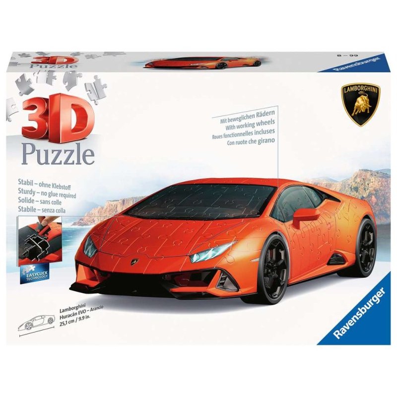 3d Puzzle Lamborghini Huracan Evo New Pack di Ravensburger