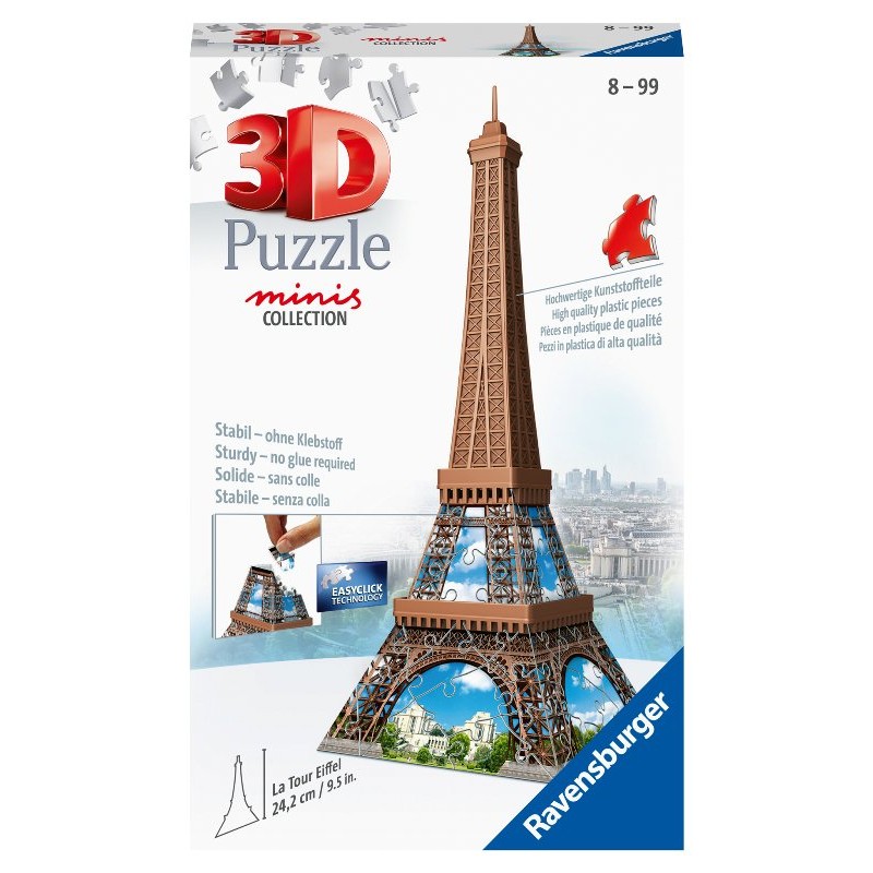 Image of 3d Puzzle Tour Eiffel di Ravensburger - Puzzleball e Puzzle 3d