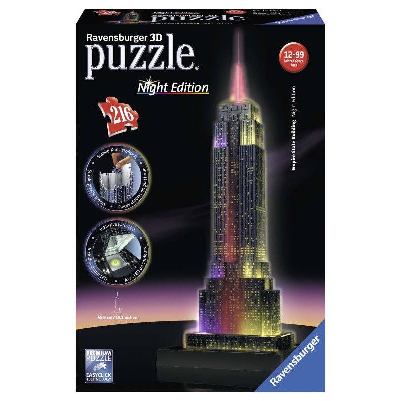 3d Puzzle Empire State Building di Ravensburger
