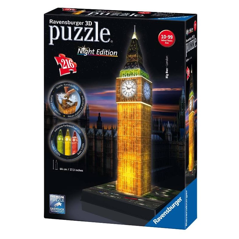 3d Puzzle Big Ben di Ravensburger