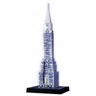 Puzzle 3d - Chrysler Building - Night Edition di Ravensburger