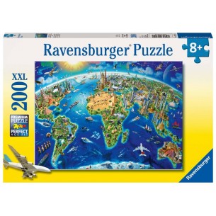 Puzzle 200 Vista Dall'Alto Xxl 200 Pz di Ravensburger Puzzle 200 Pezzi Xxl