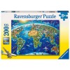Puzzle 200 Vista Dall'Alto Xxl 200 Pz di Ravensburger Puzzle 200 Pezzi Xxl