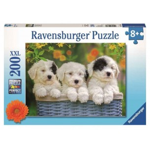 Puzzle 200 Trio di Cuccioli Xxl 200 Pz di Ravensburger Puzzle 200 Pezzi Xxl