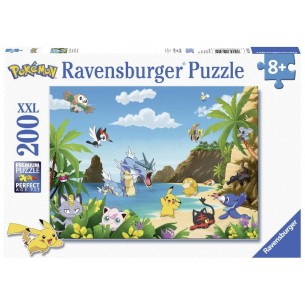 Puzzle 200 Pokemon Xxl 200 Pz di Ravensburger Puzzle 200 Pezzi Xxl