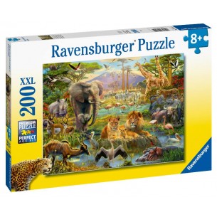 Puzzle 200 Animali della Savana Xxl 200 Pz di Ravensburger Puzzle 200 Pezzi Xxl