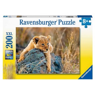 Puzzle 200 Piccolo Leone Xxl 200 Pz di Ravensburger Puzzle 200 Pezzi Xxl