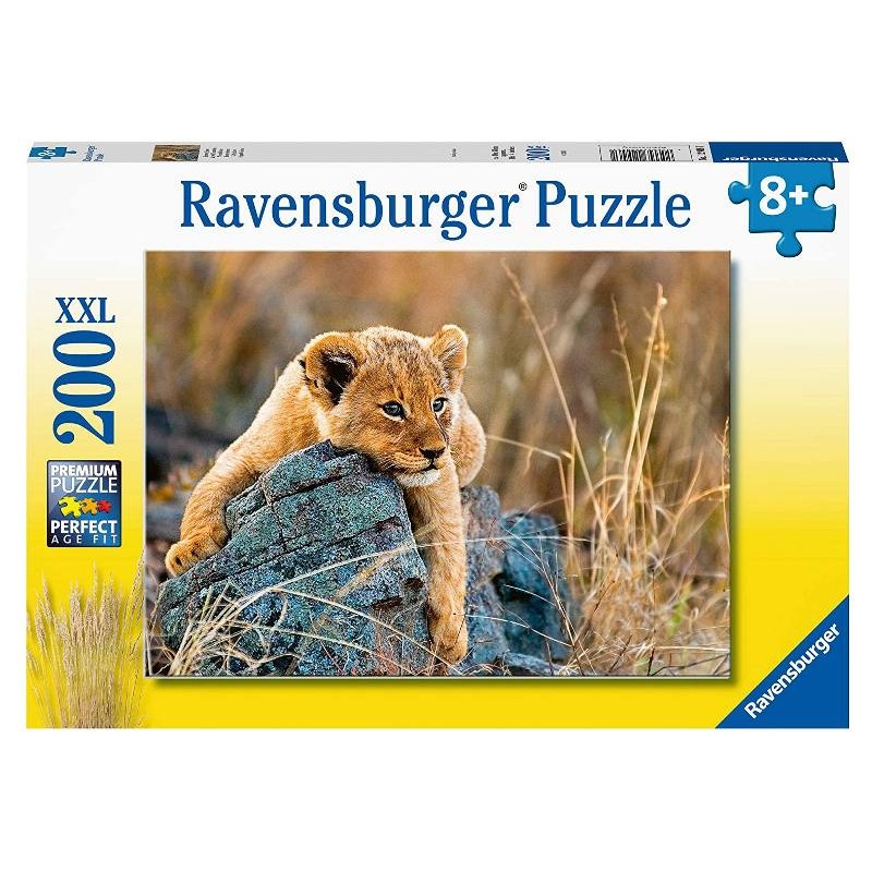 Puzzle 200 Piccolo Leone Xxl 200 Pz di Ravensburger Puzzle 200 Pezzi Xxl