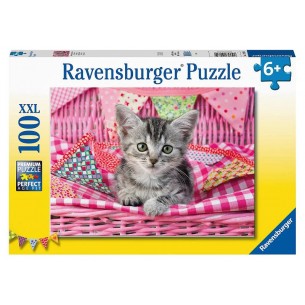 Puzzle 100 Pz Bel Gattino di Ravensburger Puzzle 100 Pezzi Xxl