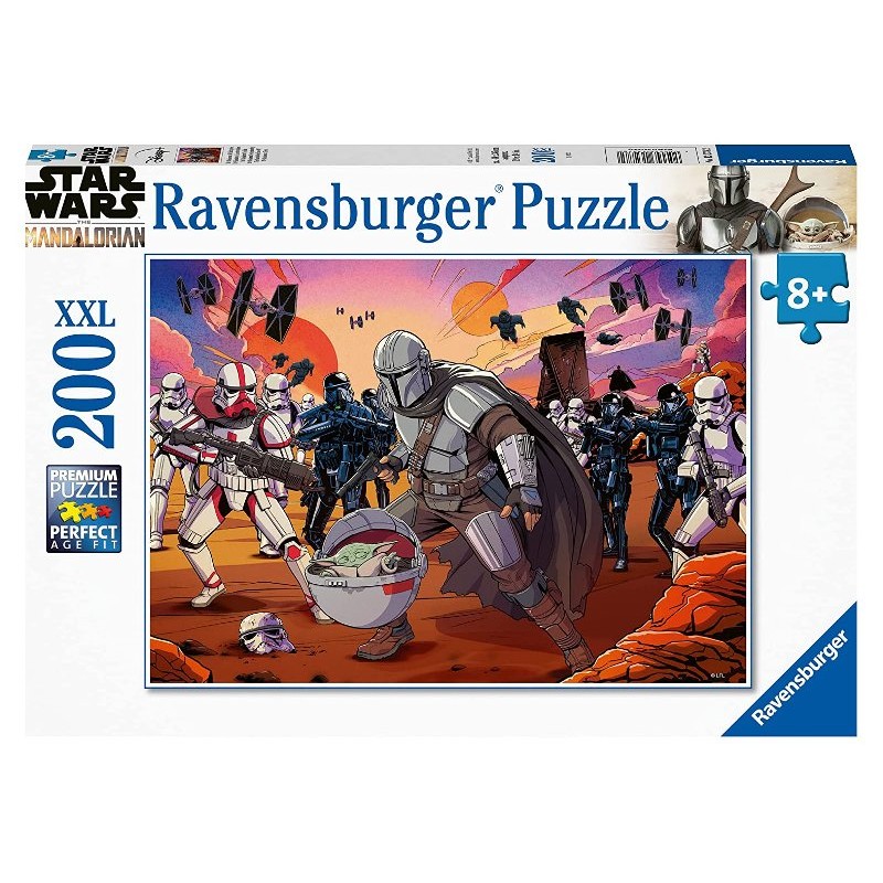 Puzzle 200 Pz Xxl The Mandalorian di Ravensburger Puzzle 200 Pezzi Xxl