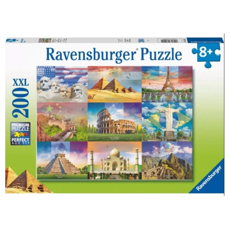Puzzle 200 Pz Xxl Monumenti del Mondo di Ravensburger Puzzle 200 Pezzi Xxl