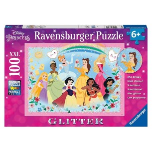 Puzzle 100 Glitter Xxl 100 Pz di Ravensburger Puzzle 100 Pezzi Xxl