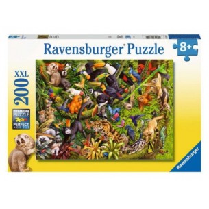 Puzzle 200 Pz Xxl Giungla Vivace di Ravensburger Puzzle 200 Pezzi Xxl