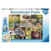 Puzzle 200 i Cuccioli del Mondo Xxl 200 Pz di Ravensburger Puzzle 200 Pezzi Xxl
