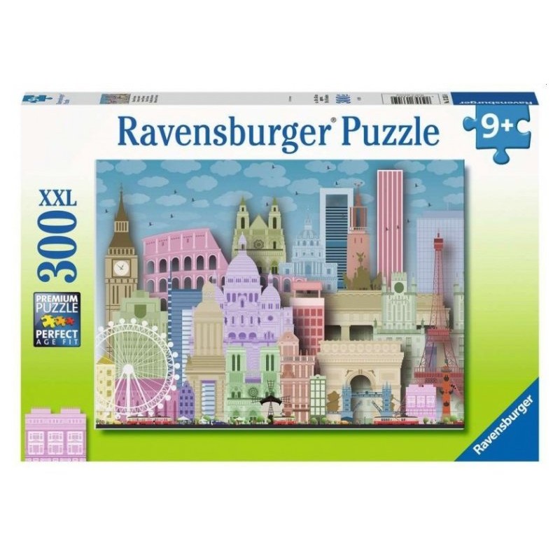 Puzzle 300 Pz Xxl Europa Colorata di Ravensburger Puzzle 300 Pezzi Xxl