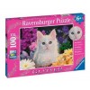 Puzzle 100 Gattino Glitter Xxl 100 Pz di Ravensburger Puzzle 100 Pezzi Xxl