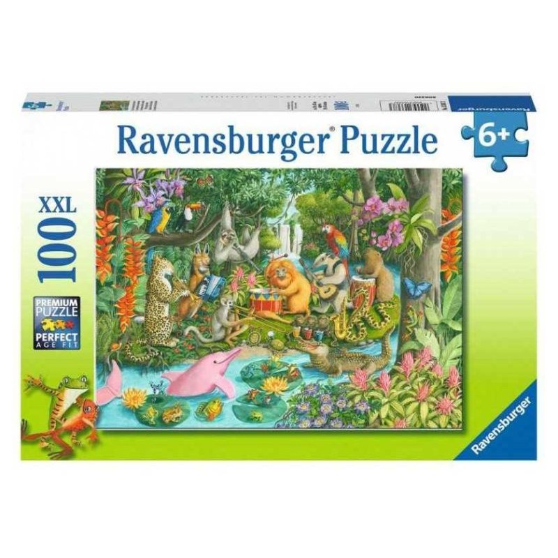 Puzzle 100 Pz L'Orchestra degli Animali di Ravensburger Puzzle 100 Pezzi Xxl