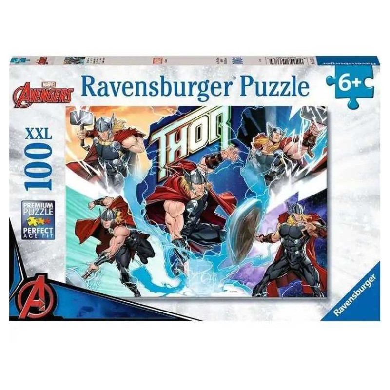 Puzzle 100 Pz Marvel Thor di Ravensburger Puzzle 100 Pezzi Xxl
