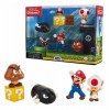 Nintendo Super Mario Diorama Acorn Plains con Personaggi Articolati 6 Cm di Jakks Nintendo Super Mario