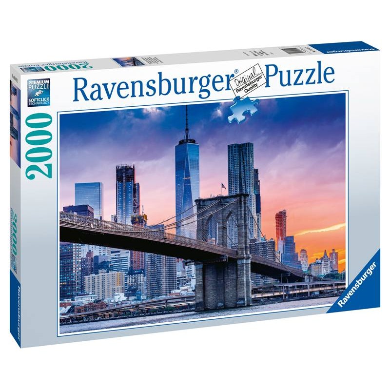 Puzzle 2000 da Brooklyn a Manhattan 2000 Pz di Ravensburger Puzzle Adulti 2000 Pz