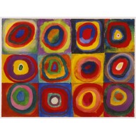 Puzzle 1500 Pz Kandinsky: Studio Sul Colore di Ravensburger