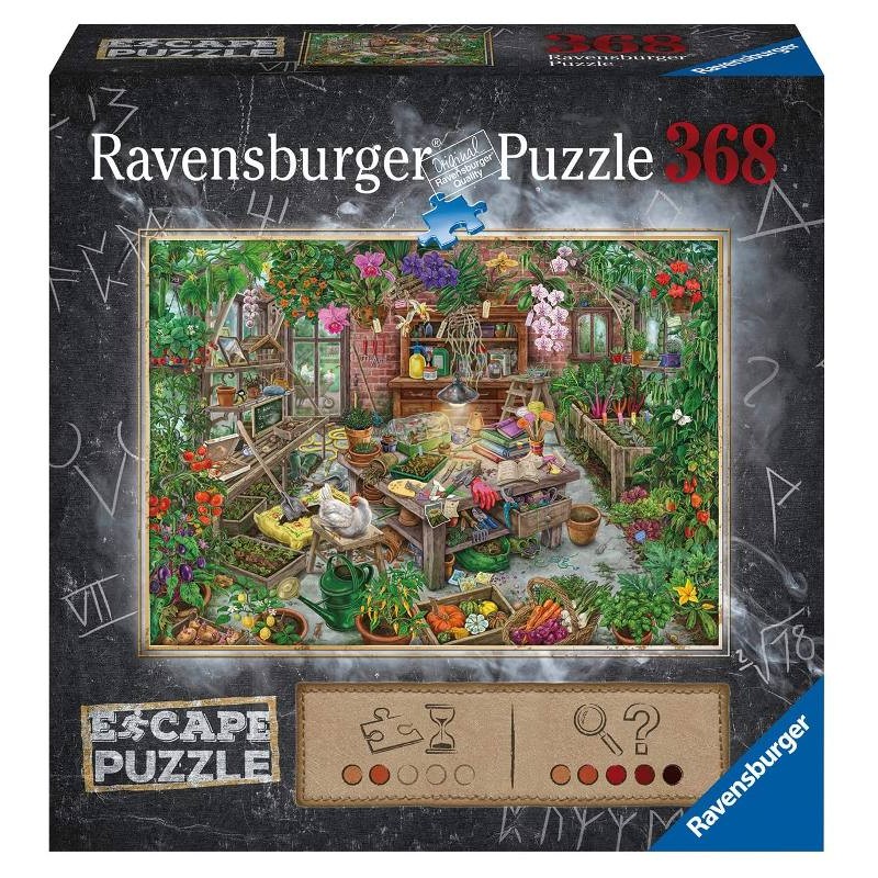 Puzzle 368 Pz Escape The Green House (368 Pz) di Ravensburger