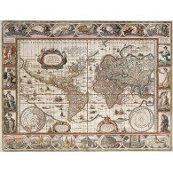 Puzzle 2000 Pz Mappamondo 1650 di Ravensburger Puzzle Adulti 2000 Pz