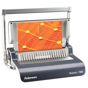 Rilegatrice Quasar 500 a Dorsi Plastici 22 Fogli di Fellowes Leonardi Spa