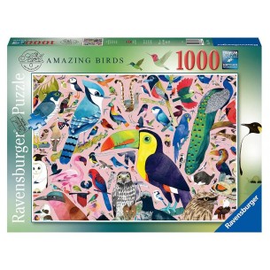 Puzzle 1000 Pz Uccelli Incredibili di Ravensburger