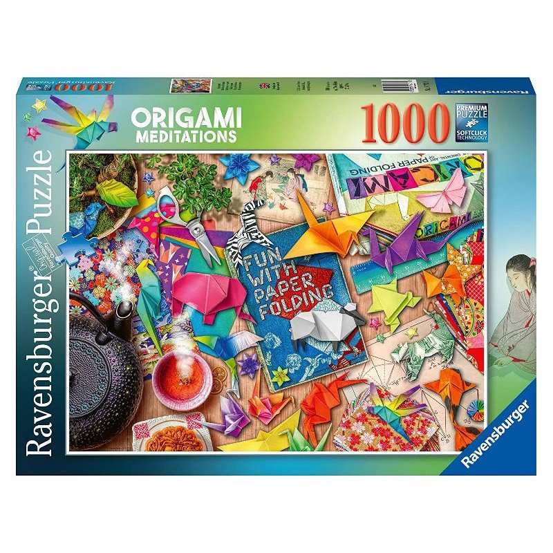 Puzzle 1000 Pz Meditazione e Origami di Ravensburger