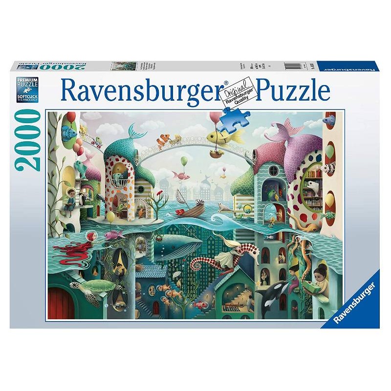 Puzzle 2000 Pz Se i Pesci Potessero Camminare di Ravensburger Puzzle Adulti 2000 Pz