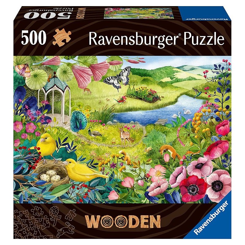 Puzzle di Legno Garden 500 Pz di Ravensburger Puzzle Adulti Di Legno