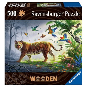 Puzzle di Legno Tigre 500 Pz di Ravensburger Puzzle Adulti Di Legno