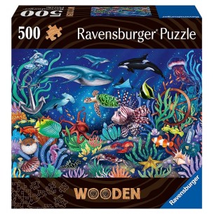 Puzzle di Legno Fondale Marino 500 Pz di Ravensburger Puzzle Adulti Di Legno