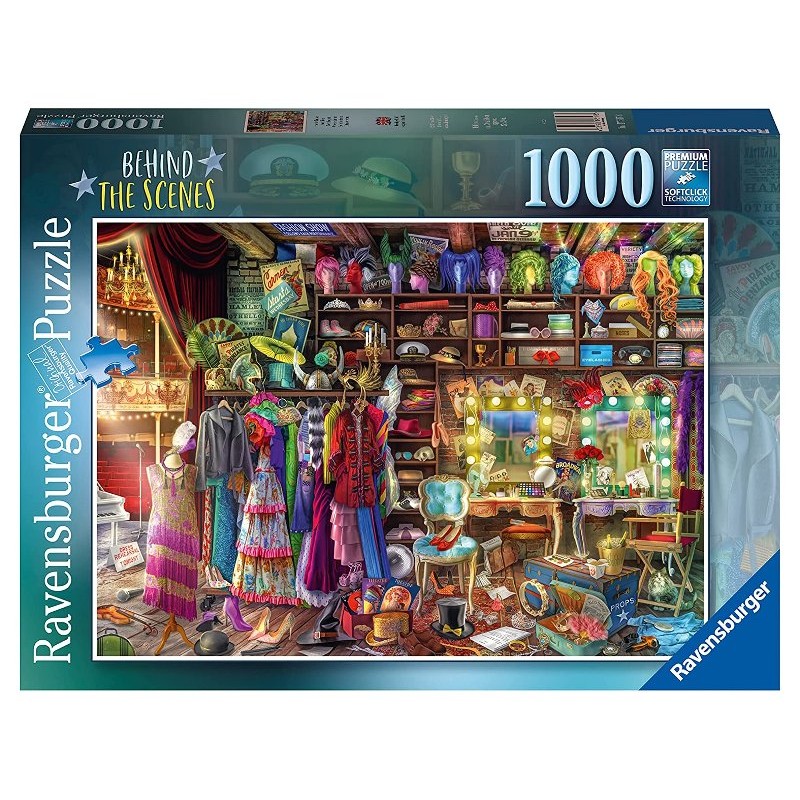 Puzzle 1000 Pz Dietro le Quinte di Ravensburger