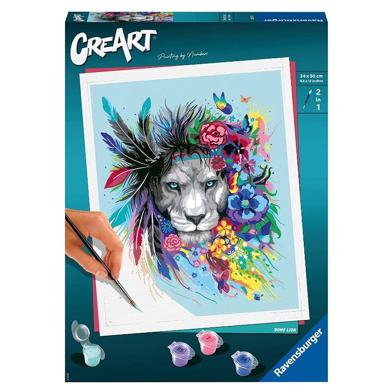 Creart Boho Lion di Ravensburger Creart Adult