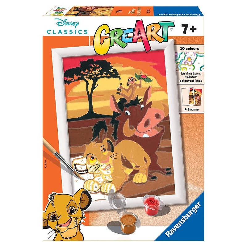 Creart Lion King il Re Leone di Ravensburger Creart Kids
