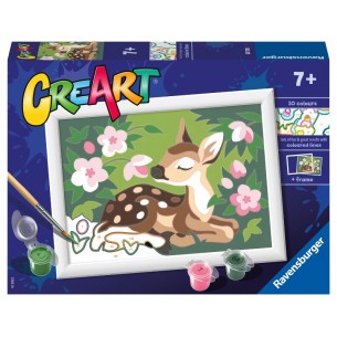Creart Cerbiatto fra i Fiori di Ravensburger Creart Kids