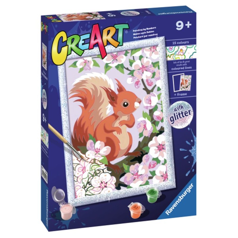 Creart Scoiattolo Glitter di Ravensburger Creart Kids