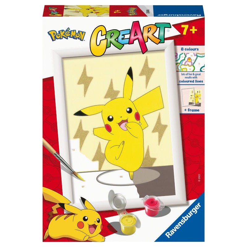 Creart Pokemon Pikachu di Ravensburger Creart Kids