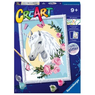 Creart Ritratto di Unicorno di Ravensburger Creart Kids